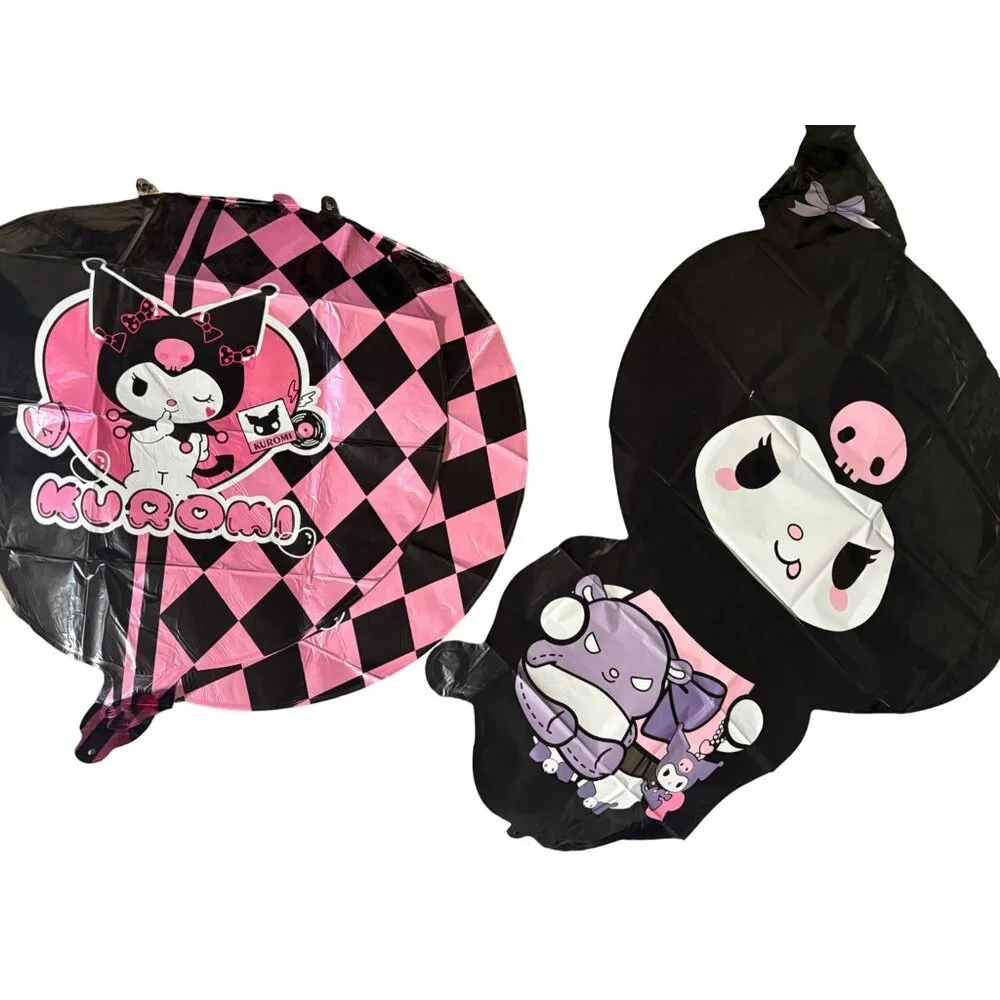 Kuromi Birthday Party Decorations Tableware Set Plates Balloons‎